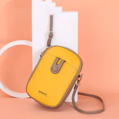 Soft Leather Messenger Bag Women Clutch Crossbody Shoulder Phone Purse