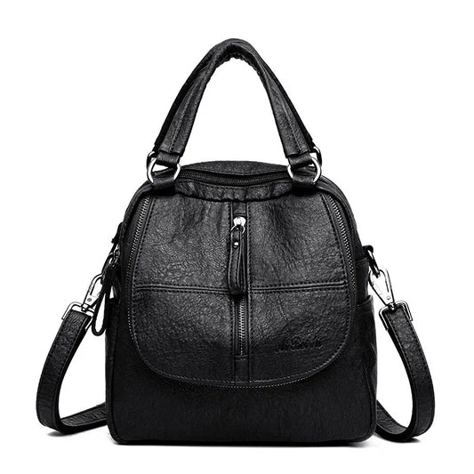 Soft Leather Personality Multi-functional Women's Bag