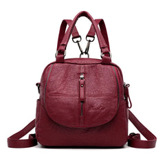 Soft Leather Personality Multi-functional Women's Bag