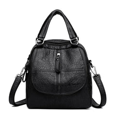 Soft Leather Personality Multi-functional Women's Bag