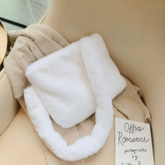 Plush Crossbody Bag Casual Faux Fur Large Shoulder Bags Ladies Purse
