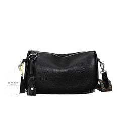 Solid Leather Shoulder Crossbody Bag For Women Handbag