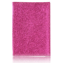 Glitter Passport Cover Pink Leather Passport Wallet Girl Holder