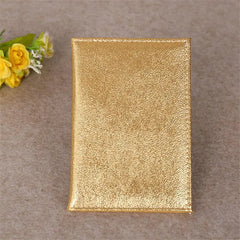 Glitter Passport Cover Pink Leather Passport Wallet Girl Holder