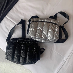 Winter Crossbody Down Bag Space Cotton Shoulder Bag