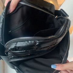 Winter Crossbody Down Bag Space Cotton Shoulder Bag