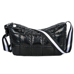 Winter Crossbody Down Bag Wide Shoulder Strap Messenger Bag Sac A Main