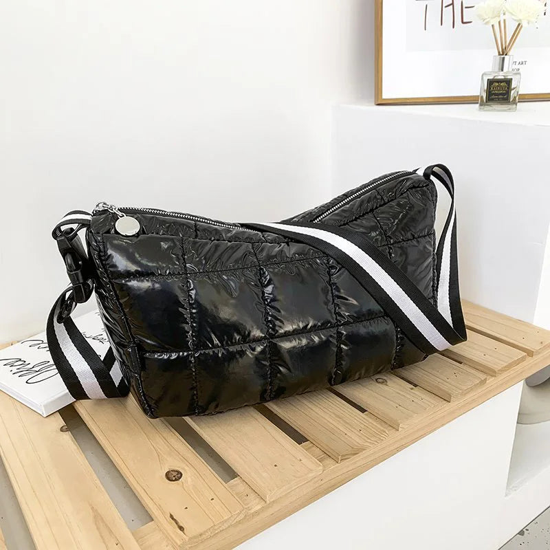 Winter Crossbody Down Bag Shoulder Bag