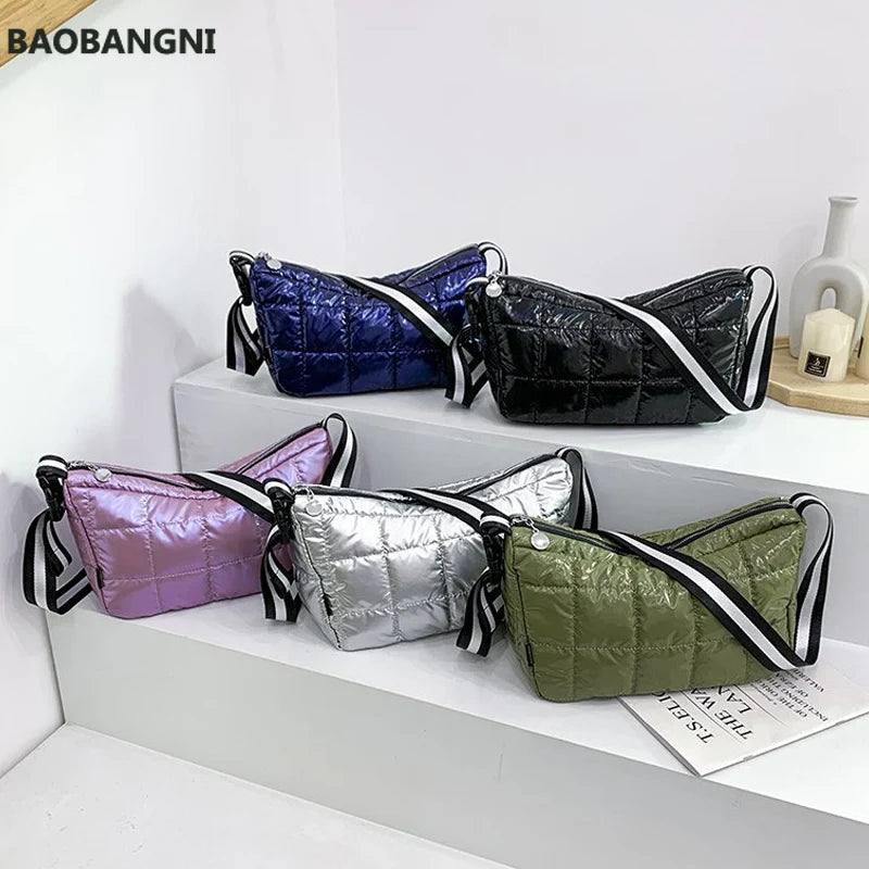 Winter Crossbody Down Bag Shoulder Bag