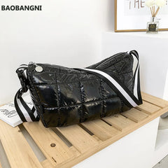 Winter Crossbody Down Bag Shoulder Bag