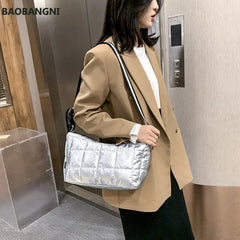 Winter Crossbody Down Bag Shoulder Bag