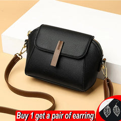 Women's Flap Messenger Crossbody Bag Small Square Handbag