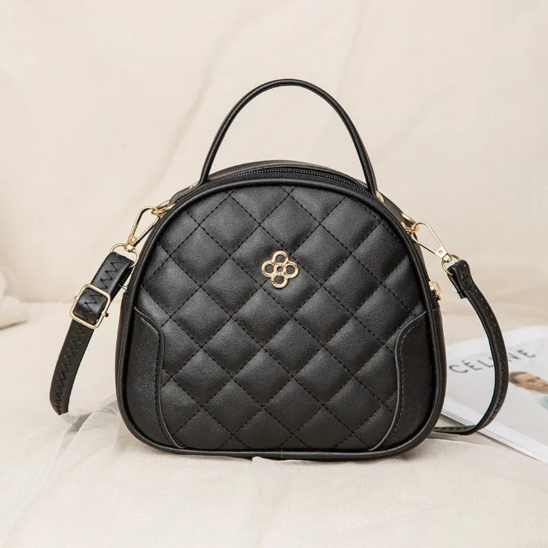 Tassel Small Messenger Bag Lingge Embroidery Casual Female Shoulder Bag