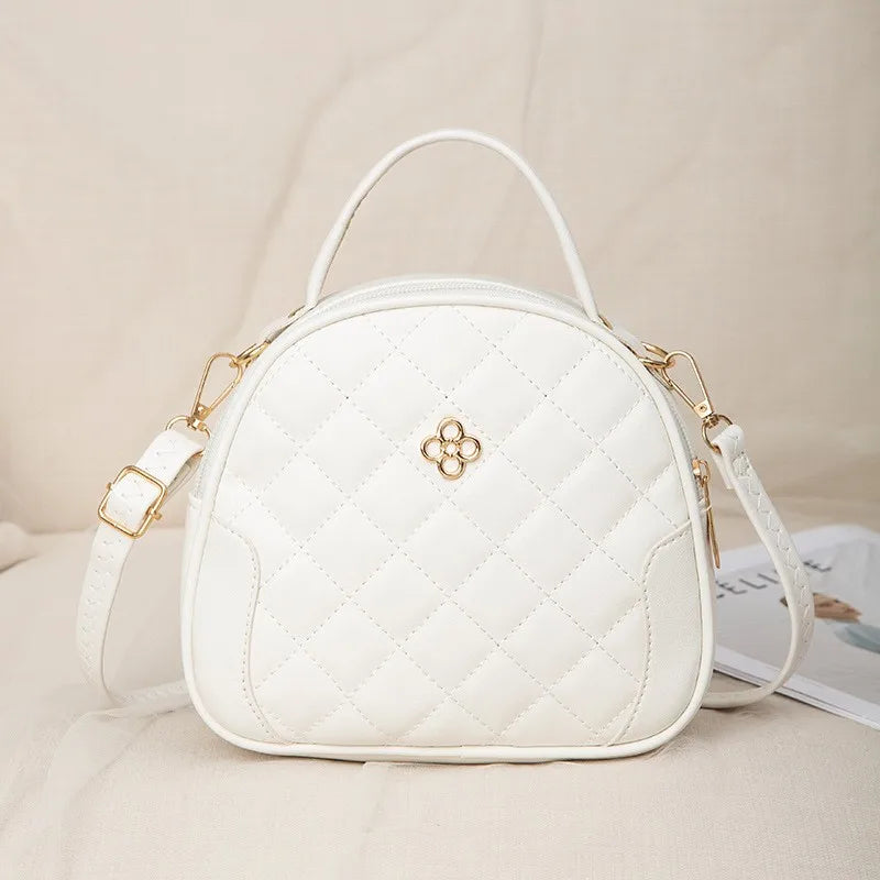 Tassel Small Messenger Bag Lingge Embroidery Casual Female Shoulder Bag