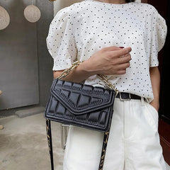 Thick Chain Shoulder Bag Crossbody Bags For Women Flap Ladies Messenger Bags