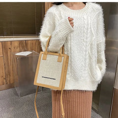 Winter Shoulder Bags for Women PU Leather Crossbody Bag Handbag