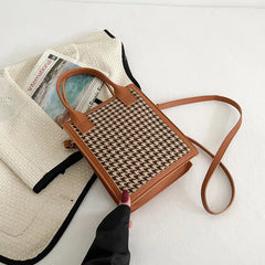 Women's PU Leather Tote Crossbody Handbag