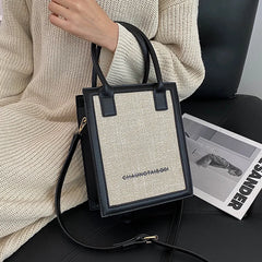 Women's PU Leather Tote Crossbody Handbag