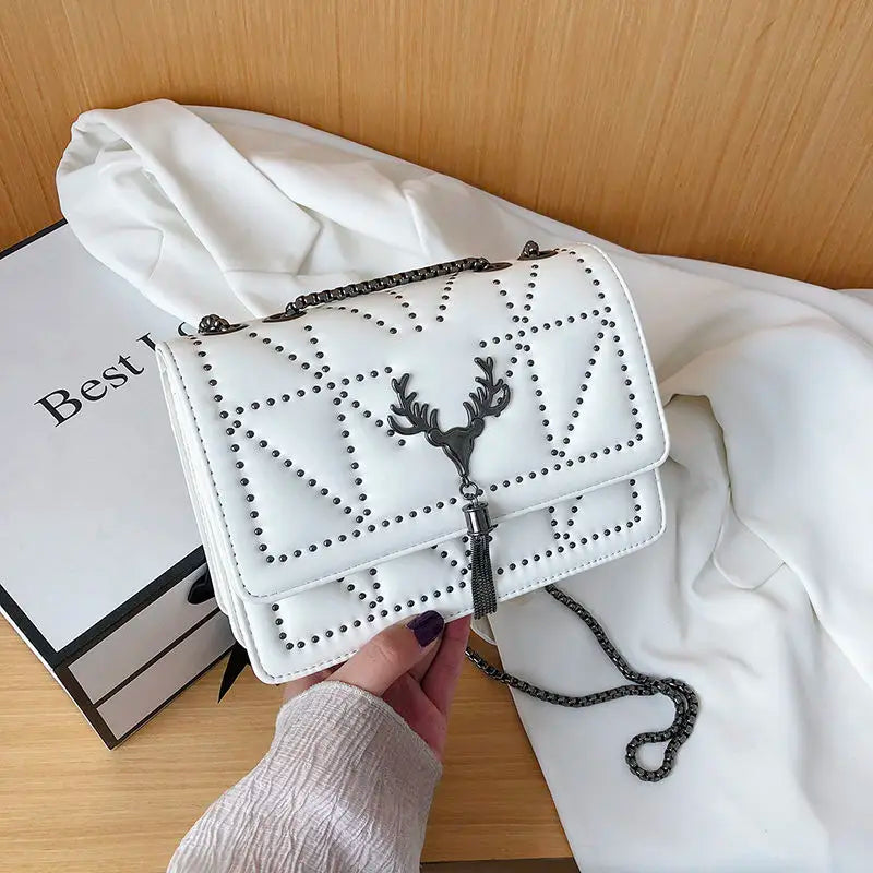 Vintage PU Leather Small Shoulder Crossbody Hand Bag Women Solid Purses Clutch