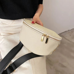 Women Waist Bag Fanny Pack Phone Pack Leather Belt Bag