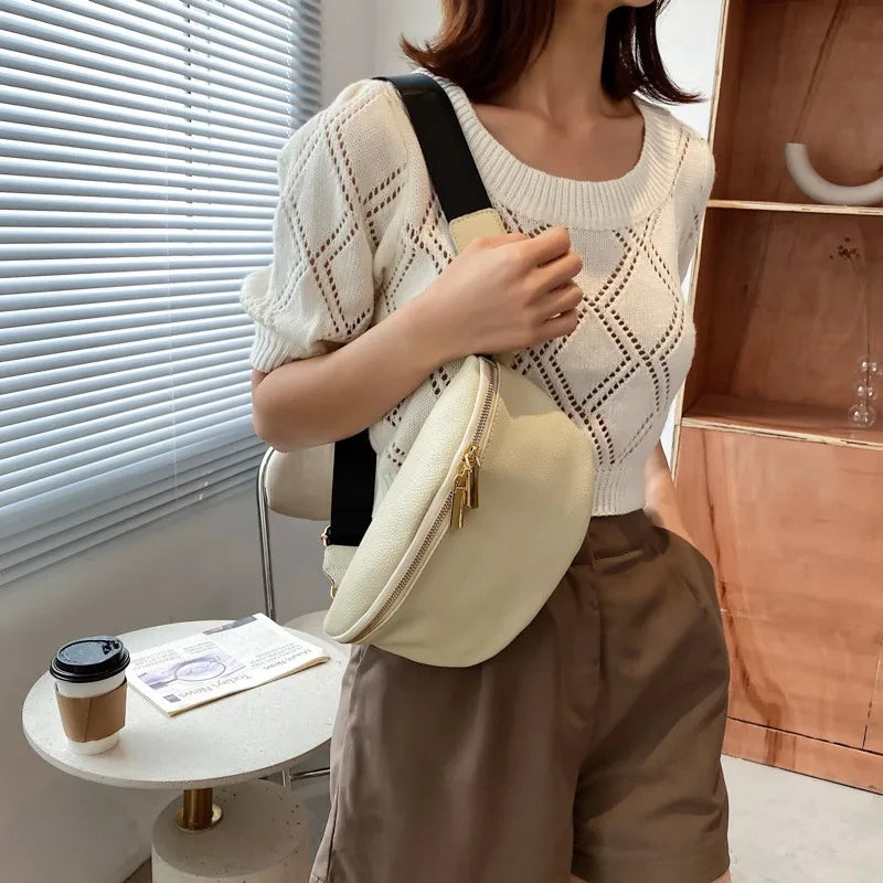 Women Waist Bag Fanny Pack Phone Pack Leather Belt Bag