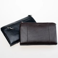 PU Leather Men Long Wallet Business Handy Bag Carteira Masculina