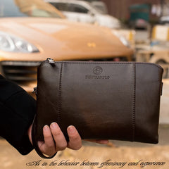 PU Leather Men Long Wallet Business Handy Bag Carteira Masculina
