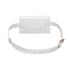 Women Leather Waist Bags Crossbody Chest Bag Belt Bag