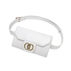 Women Leather Waist Bags Crossbody Chest Bag Belt Bag