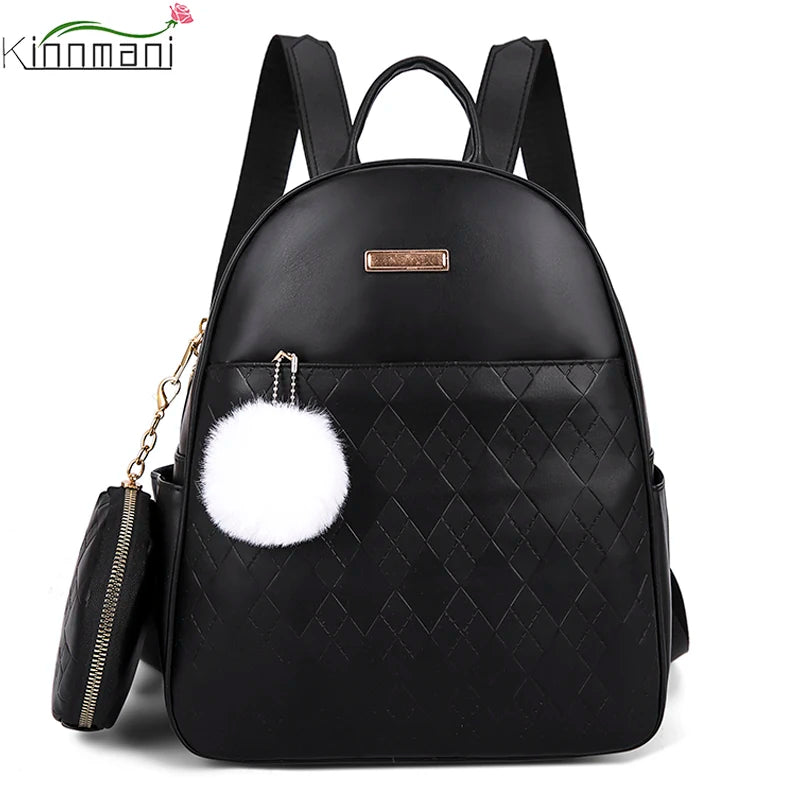 Soft Leather Women Backpacks for Travel, School, Girls