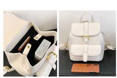 Women Pu Leather Backpacks for Teen Girls