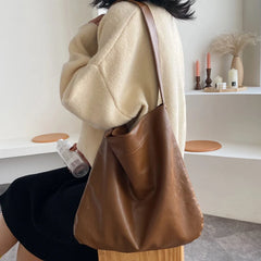 Women Shoulder Bag Soft Leather Handbag Tote Shopping Lady Crossb