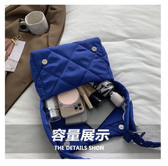 Nylon Crossbody Bag Flap Messenger Bag for Women