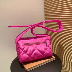 Nylon Crossbody Bag Flap Messenger Bag for Women