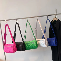 Nylon Crossbody Bag Flap Messenger Bag for Women