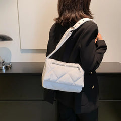Nylon Crossbody Bag Flap Messenger Bag for Women