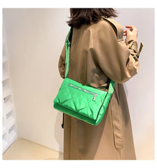Nylon Crossbody Bag Flap Messenger Bag for Women
