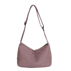 Plaid Quilted Crossbody Bag for Women