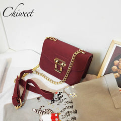 Vintage Burgundy Nubuck Leather Women Shoulder Bag