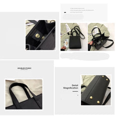 Women Leather Handbags High Female Shoulder Crossbody Bag