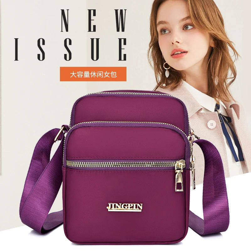 Women Mini Nylon Shoulder Bags Messenger Waterproof Handbag
