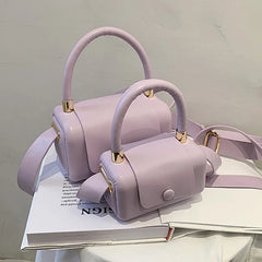 Women PU Leather Shoulder Bags Ladies Party Handbag Small Fl
