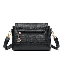 Women Pu Leather Shoulder Messenger Bags High Ladies Handbags Travel Bag Crocodi