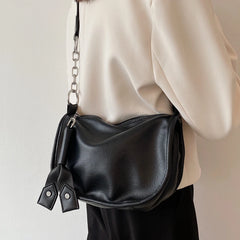 Women Shoulder Bag Soft Pu Leather Texture Crossbody Bags Female All-match