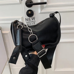 Women Shoulder Bag Soft Pu Leather Texture Crossbody Bags Female All-match