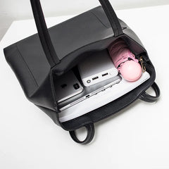 Soft Leather Women Shoulder Bag Handbag Bucket Female Handbags
