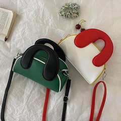 Women Shoulder Bag Texture Pu Leather Crossbody Bags