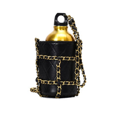 Women Water Bottle Pouch Totes Chain Shoulder Bag Bike Mini Bag Purse