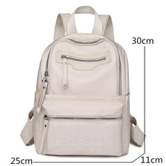 Women's Backpack Teenage Girls School Bags Solid Oxford Ladies School Back pack