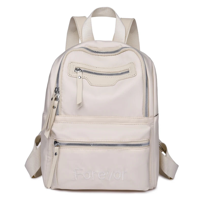Women's Backpack Teenage Girls School Bags Solid Oxford Ladies School Back pack